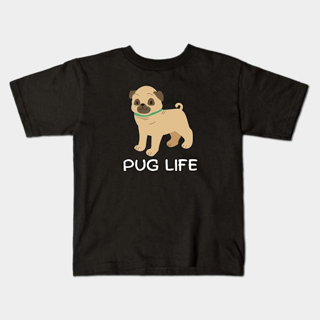 Pug Life Kids T-Shirt by LT